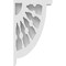 Ekena Millwork Classic Wagon Wheel Architectural Grade PVC Corbel, 1 7/8"W X 6 1/2"D X 11"H CORP01X06X11CW - alternate 3